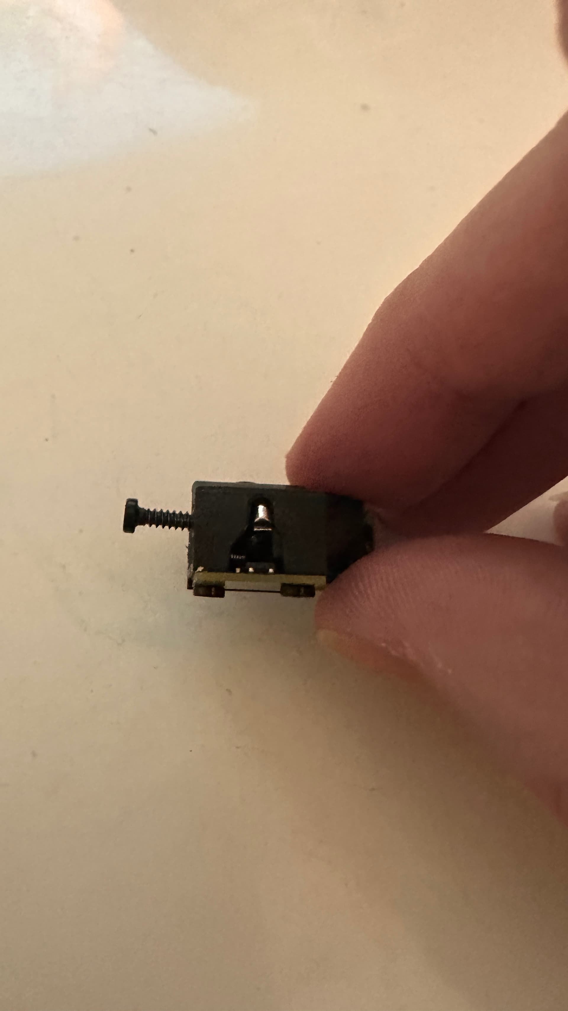 The filament sensor mechanism with screw